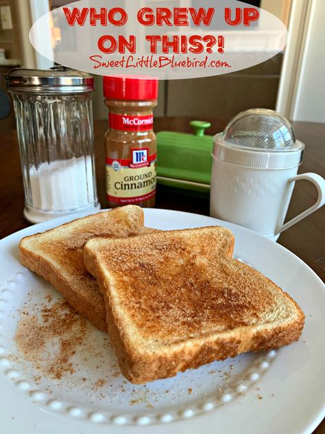 CINNAMON SUGAR TOAST(PERFECT CINNAMON & SUGAR MIXTURE) Toast smothered in butter and sprinkled with a generous amount of cinnamon sugar. A quick and easy, budget friendly, go-to treat cherished for generations. Cinnamon Toast Recipe, Cinnamon Sugar Bread, Cinnamon Sugar Toast, Brunch Foods, Yummy Bites, Sugar Bread, Breakfast Board, Easy Budget, Cinnamon Butter