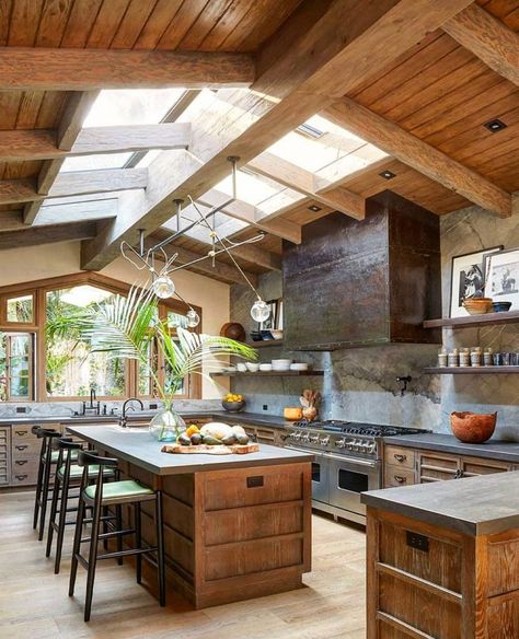 20 Cozy Kitchen Designs with Wood Accent Hiasan Dalaman Dapur, Idea Dapur, Dapur Moden, Reka Bentuk Dapur, Reka Bentuk Ruang Tamu, Dapur Rustic, Hiasan Dalaman Rumah, Rustic Kitchen Design, Cozy Kitchen