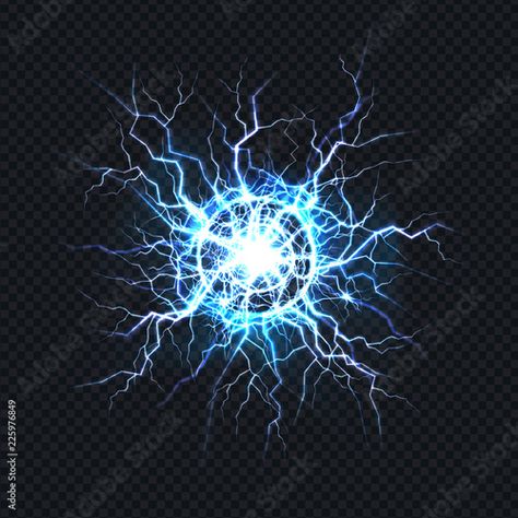 Lightning Drawing, Nerve Impulse, Electricity Art, Ball Lightning, Lightning Art, Magical Light, Electric Energy, Lightning Strike, Blue Lightning