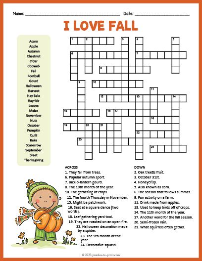 Free Printable Fall Crossword Word Search Autumn Worksheets Free Printable, November Crossword Puzzle, Free Printable Halloween Crossword Puzzles, Thanksgiving Crossword Free Printable, November Free Printables, Autumn Word Search Free Printable, Thanksgiving Puzzles Free Printable, October Word Search, Halloween Crossword Free Printable