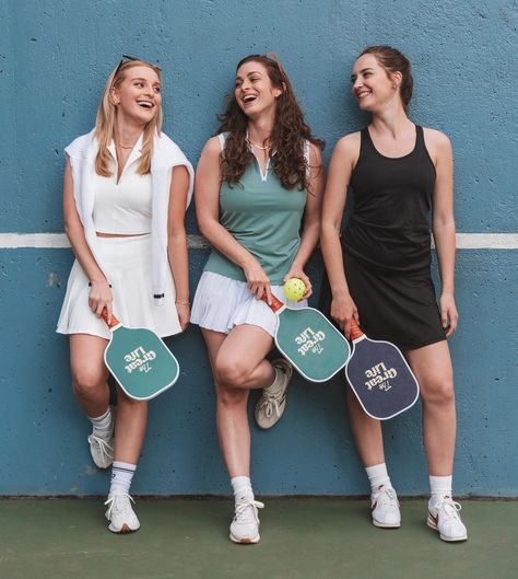 The Great Life Pickleball (@thegreatlife.pickleball) • Instagram photos and videos Tennis Shoot, Vintage Shoot, Photoshoot Inspo, Brand Photography, Pickleball Paddles, Business Photos, Great Life, Creative Team, Paddles