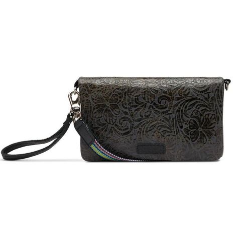 Consuela Accessories Steely Uptown Crossbody Cash Organizer, Consuela Bags, Mexico Style, Tooled Leather, One Bag, Wristlet Wallet, Sleek Fashion, The Pouch, Leather Tooling