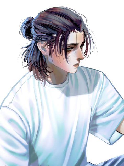 Anime Braids, Aot Eren, Anime Boy Hair, Attack On Titan Eren, Dark Anime Guys, New Hairstyle, Attack On Titan Fanart, Attack On Titan Art, Anime Hair