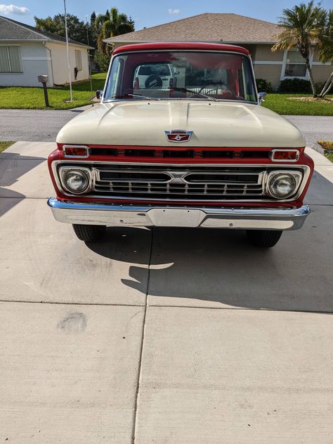 1966 Ford F 100 Custom Fort Pierce, FL | Hemmings.com F100 For Sale, Fort Pierce, Ford F100, Custom Bike, American Cities, Custom Bikes, Fort, Classic Cars, Red And White