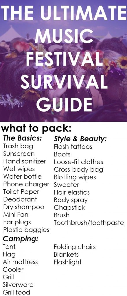 Prepare for music festival season with this helpful guide! Music Festival Essentials, Festival Packing List, Music Festival Camping, Festival Mode, Festival Inspo, Festival Essentials, Look Festival, Fest Outfits, Electric Forest