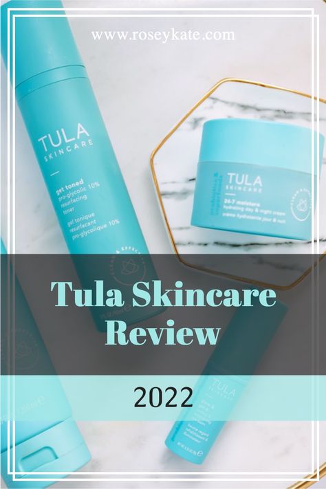 An honest review of the Tula skincare line in 2022. #tula #skincare Skincare Guide, Tula Skincare, Skin Care Routine Order, Night Time Skin Care Routine, Skincare Quotes, Skincare Packaging, Get Toned, Hydrated Skin, Hormonal Acne