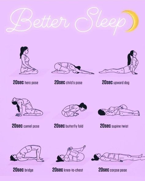 Yoga Before Bed, Yoga Poses For Sleep, Tenk Positivt, Tatabahasa Inggeris, Bed Yoga, Motivație Fitness, Bedtime Yoga, Latihan Yoga, Fitness Outfits