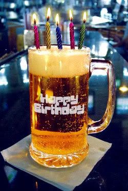 Beer, Happy Birthday, Candles, Birthday