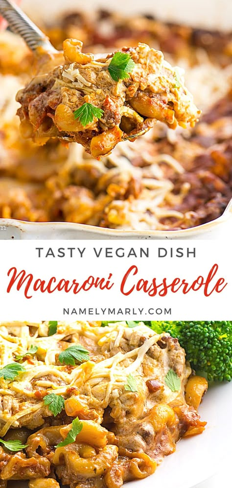 Vegan Macaroni Casserole, Vegan Macaroni Recipes, Vegan Casseroles, Vegetarian Eating, Veggie Pot Pie, Macaroni Casserole, Macaroni Noodles, Cheesy Macaroni, Creamy Soup Recipes