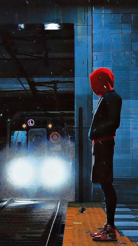 spider man Across The Spider Verse Prowler, Atsv Aesthetic, City Scenery, Spiderman And Spider Gwen, Marvel Phone Wallpaper, Spiderman Comic Art, Miles Spiderman, Image Spiderman, Spiderman Art Sketch