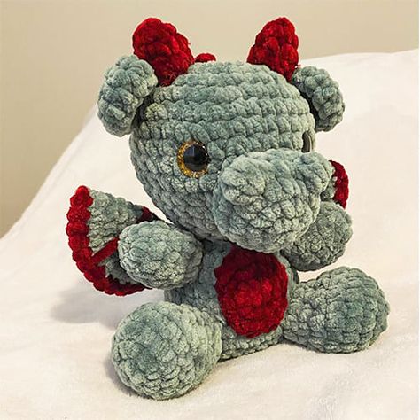 We will make an amigurumi dragon, one of children’s favorite toys. If you are wondering how to make this free crochet amigurumi dragon pattern, you should continue reading our article. This crochet dragon pattern is intermediate. It is a slightly long pattern for beginners. I’m sure kids will love it because it’s made with plush […] Dragon Pdf Pattern, Dragon Pillow Crochet Pattern, Amigurumi Dragons Free Pattern, Crochet Stuffed Dragon, Crochet Dragon Easy, How To Crochet A Dragon Free Pattern, Free Amigurumi Dragon Pattern, Dragon Plushie Pattern Free, Crochet Dragon Plushie Pattern