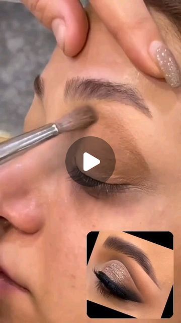 How To Put Eyeshadow, Glam Bride Makeup, How To Do Eyeshadow, Eyeshadow Techniques, Brown Eye Makeup, Brown Eyes Pop, Eyeshadow Step By Step, Bridal Makeup Tutorial, Wedding Makeup Tutorial