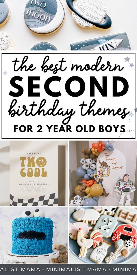 Searching through inspo for 2nd birthday party for boys and trying to pick out a theme for your little one's bash? These 2nd Birthday Party Themes are totally trendy, unique and super FUN - perfect toddler birthday themes that your little guy will LOVE! Two Year Old Theme Party Boys, Birthday Theme For 2 Year Boy, Themes For 2nd Birthday Boys, Birthday Theme 2 Year Boy, Birthday Themes For 2 Year Boy, Boys 2 Year Birthday Theme, Little Boy 2nd Birthday Themes, Age 2 Birthday Party Ideas, Birthday For 2 Year Boy