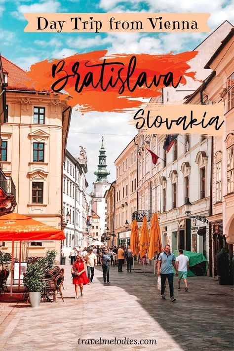 Traveling to Bratislava, Slovakia? Here's everything you want to know before traveling to the historical capital city of Slovakia... Bratislava Day Trip, Things To Do In Bratislava, Bratislava Things To Do In, Bucket List Usa, Day Trips From Vienna, Slovakia Bratislava, Slovakia Travel, Bratislava Slovakia, Eastern Europe Travel