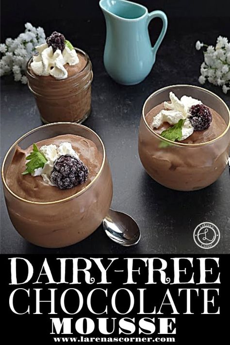 Non Dairy Chocolate Mousse, Gluten Free Dairy Free Chocolate Mousse, Vegan Chocolate Mousse Recipe, Whip Cream Dispenser, Vegan Mouse Chocolate, Vegan Tofu Chocolate Mousse, Special Diet Recipes, Chocolate Mousse Recipe, Unsweetened Coconut Milk