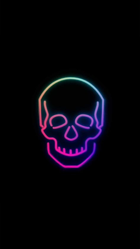 Skeleton Iphone Wallpaper, Skull Iphone Wallpaper, Simple Tshirt Design, Artsy Wallpaper, Artsy Wallpaper Iphone, Skeleton Iphone, Iphone Wallpapers Hd, Neon Skull, Imprimibles Halloween