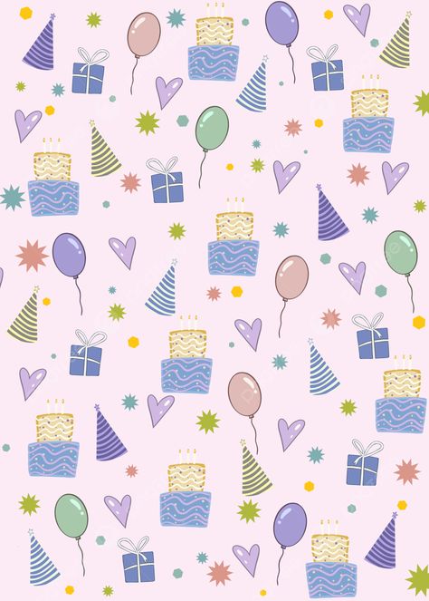 Phone Wallpaper Birthday, Cute Birthday Wallpaper, Happy Birthday Wallpaper Backgrounds, Bday Wallpapers, Birthday Balloons Background, Gift Wallpaper, Birthday Wallpapers, Wallpaper Birthday, Birthday Backgrounds