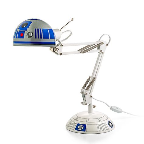 Star Wars R2-D2 Architectural Desk Lamp $59.99 Star Wars Zimmer, Decoracion Star Wars, Pixar Lamp, Star Wars Bedroom, Anglepoise Lamp, Star Wars Room, Star Wars Decor, Star Wars Quotes, Star Wars R2d2