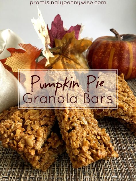 Pumpkin Pie Granola, Pumpkin Granola Bars, Granola Bar Recipe, Bars Gluten Free, Pumpkin Spice Granola, Gluten Free Shopping, Granola Recipe Bars, Pumpkin Pie Bars, Fall Snacks