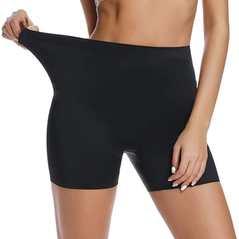 PRICES MAY VARY. 90%Polyamide 10%Spandex 进口 Pull On closure ✅Joyshaper Promised.✅-- We want you to feel good and look good in your new seamless mid waist seamless half slips shorts for women under dresses. If you are not completely satisfied with our compression half slip shorts for under dresses, or wanna exchange for the a better size that accentuates your beauty, body, and figure. Just Contact us if any problems. ✅Comfort Women's Smooth Slip Short for Under Dresses.✅-- This under dress shorts Shorts For Under Dresses, Safety Shorts, Thigh Bands, Slip Shorts, Anti Chafing, Boy Shorts Panties, Lingerie Dress, Muffin Top, Under Dress