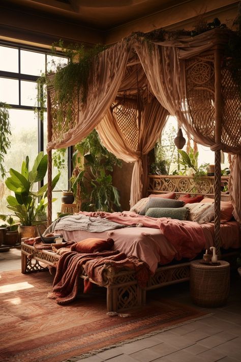 Eclectic Home | Eclectic Interior Design luxury Bedroom Eclectic Vintage, Eclectic Interior Design Luxury, Girly Interior Design, Cozy Eclectic Bedroom, Apartment Interior Design Ideas, Modern Eclectic Interior Design, Bohemian Style Decor Bedroom, Home Eclectic, Bedroom Decor Ideas For Women