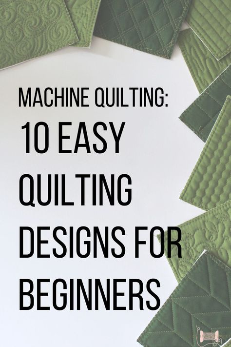 Free Motion Quilt Designs For Beginners, Free Motion Machine Quilting, Free Machine Quilting Designs, Machine Quilting Over Applique, Circular Quilting Designs, Easy Long Arm Quilting Patterns, Freestyle Quilting Patterns, Free Motion Patterns For Beginners, Machine Quilting Tips And Tricks