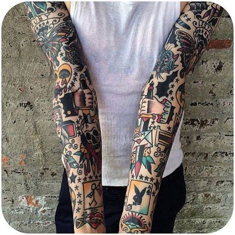 American traditional tattoos