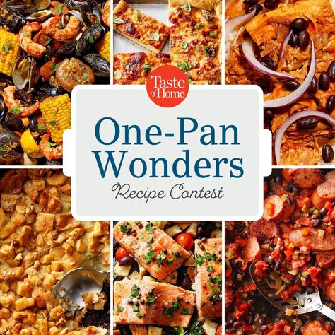 Easy Recipes - Recipes by Cooking Style | Taste of Home Sheet Pan Suppers Recipes, 1 Pot Meals, Pan Dishes, Farmhouse Thanksgiving, Sweet Pork, Sheet Pan Suppers, One Skillet Meals, One Dish Meals, One Pot Dinners