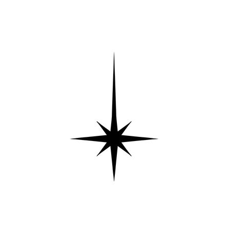 Sigil Star Tattoo, 4 Point Star Tattoo, 6 Point Star Tattoo, Flash Logo Design, Sharp Tattoo, Compass Graphic, Star Tattoos For Men, Compass Star, Makeup Stencils