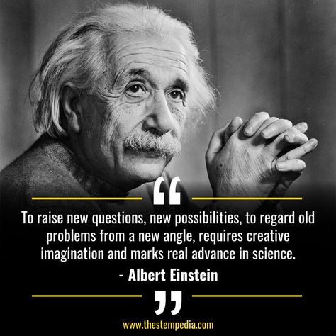 Stem Motivation Quotes, Stem Quotes, 2023 Motivation, Science Quotes, Albert Einstein Quotes, Einstein Quotes, Stem Education, Creativity Quotes, Hand In Hand