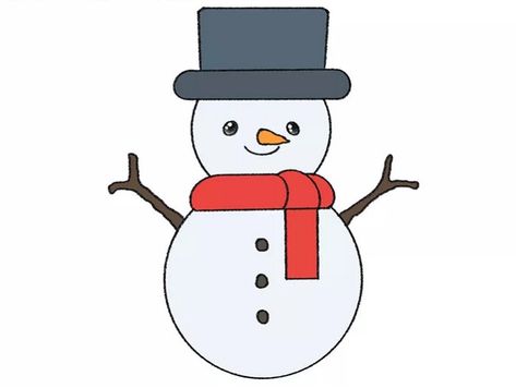 15 Snowman Drawing Ideas - How To Draw Snowman Snowman Drawing Easy, How To Draw Snowman, Draw Snowman, Fun Expressions, Snowman Drawing, Goose Drawing, Swan Drawing, Draw A Snowman, Castle Drawing