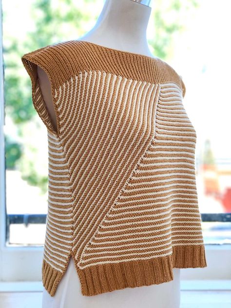 Nasreen, A Hand Knit Summer Top — Loom & Spindle Knit Summer, Summer Knit Tops, Diy Textiles, Cute Graphic Tees, Honey Butter, Girls Cardigan, Knitwear Fashion, Poncho Sweater, Summer Knitting