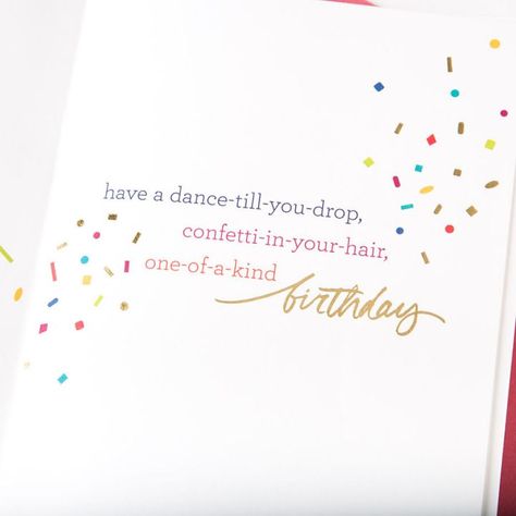 Taylor Swift Birthday Card, Taylor Swift Collection, Ours Taylor Swift, Ribbon Cards, Taylor Swift Birthday, Greeting Card Collection, Body Picture, Gold Confetti, Taylor Swift Lyrics