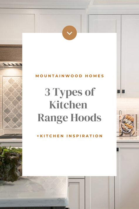 A kitchen range hood can be the focal point of your space and draws everyone’s attention to the heart of your home. Whether your style is clean and modern, contemporary, or rustic, there is a hood design for you. Stainless steel is only the beginning; you can choose to panel your hood to match your cabinetry or use a contrasting material to accentuate your cooktop or range. If you want a way to add drama to your kitchen, a decorative kitchen range hood might do the trick. Kitchen Hood Wall Ideas, Range Hood No Cabinets, Over Stove Fan Range Hoods, Range Hood Sloped Ceiling, Range Hood Under Soffit, Kitchens With Range Hoods, Ventless Range Hood Ideas, Range Hood Design Ideas, Stainless Steel Range Hood Ideas