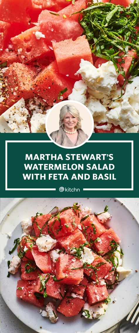 Watermelon Salad Recipes, Feta Cheese Salad, Watermelon Feta Salad, Watermelon And Feta, Watermelon Salad, Feta Salad, Watermelon Recipes, Healthy Salad Recipes, Food 52