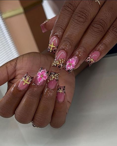 Acrylic Nail Designs Baddie, Punk Nails, Hard Nails, Drip Nails, Ombre Acrylic Nails, Girly Acrylic Nails, Simple Acrylic Nails, French Acrylic Nails, Dope Nail Designs