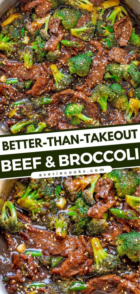 Craving Chinese food? This beef recipe is better than takeout! Full of umami flavor, this homemade beef and broccoli is sure to become one of your favorite dinner ideas. Check out what to serve with this easy main dish! Beef With Broccoli Recipe, Beef With Broccoli, Easy Beef And Broccoli, Homemade Chinese Food, Mongolian Beef Recipes, Beef Broccoli, Averie Cooks, Mapo Tofu, Better Than Takeout