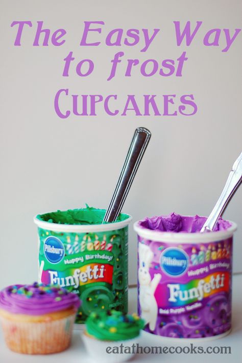 how to frost cupcakes