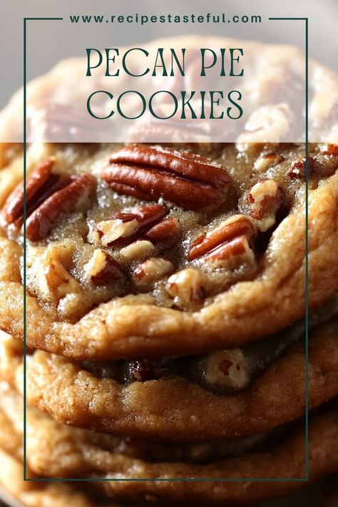 These Pecan Pie Cookies are easy to make, absolutely delicious, and perfect for any festive occasion! They feature a buttery cookie base topped with a gooey pecan filling that will disappear before you know it. Pecan Pie Cookies Recipe, Pecan Filling, Pecan Pie Cookies, Cookie Base, Butter Pecan Cookies, Pie Cookies, Pecan Cookies, Pecan Recipes, Buttery Cookies