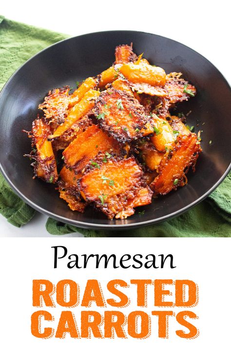 Parmesan Roasted Carrots, Carrot Recipe, Roasted Carrots Recipe, Roasted Carrot, Baked Carrots, Carrots Recipe, Cooked Carrots, Carrot Recipes, From Tiktok