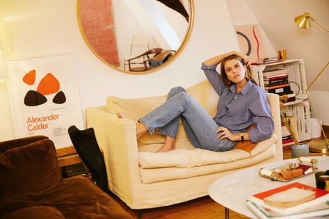 Inside Monica Ainley de la Villardière's Parisian wardrobe | Vogue Paris Monica Ainley, Gubi Chair, Re Done, Parisian Wardrobe, 1920 Art, 1920 Art Deco, Parisienne Style, Vogue France, Apartment In Paris