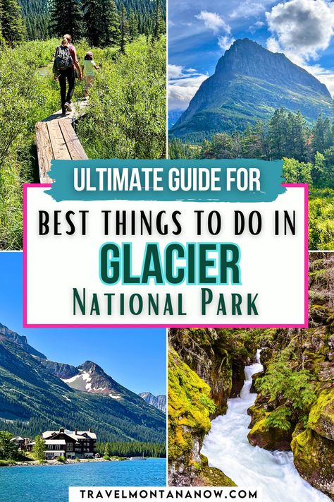 what to do in Glacier National Park Montana Travel Guide, Glacier National Park Vacation, Grinnell Lake, Glacier National Park Trip, Montana National Parks, Montana Vacation, Montana Travel, Yellowstone Trip, Glacier Park