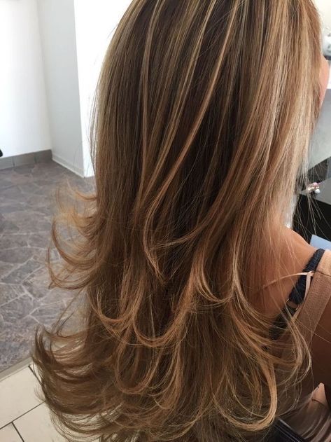 Rambut Brunette, Brown Hair Looks, Honey Brown Hair, Brown Hair Inspo, Brunette Hair With Highlights, Vlasové Trendy, Hair Streaks, Dirty Blonde Hair, Honey Blonde Hair