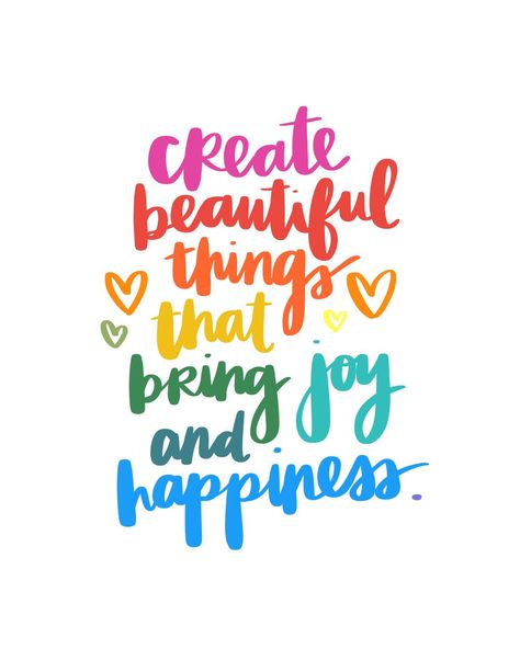 Simply Cards & Papercraft Magazine — Amy Tangerine Amy Tangerine, Rainbow Quote, Motiverende Quotes, Color Quotes, Artist Quotes, Craft Quotes, Creativity Quotes, Happy Words, Lettering Quotes