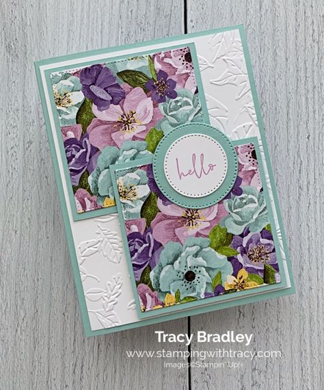 Stampin Up Stylish Shapes Dies, Soft Seedlings, Stylish Shapes Dies, Hues Of Happiness, Hello Cards, Designer Series Paper, Card Kits, Card Kit, Embossing Folder