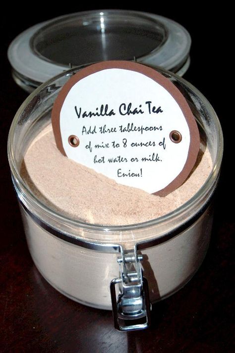 Chai Homemade, Chia Tea, Vanilla Chai Tea, Instant Tea, Chai Recipe, Vanilla Chai, Ge Bort, Chai Latte, Homemade Vanilla