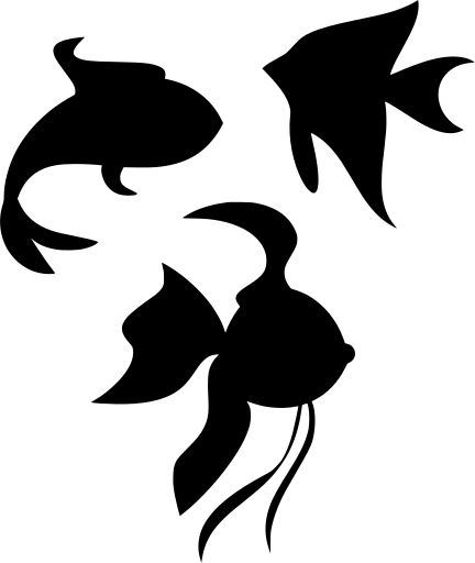 CC0 - FREE SVG Image  fish ocean sea animals Sea Animal Stencils, Ocean Animal Silhouette, Fish Silouttes, Fish Silhouette Stencil, Fish Sillouhette, Sea Animal Silhouette, Fish Svg Free, Silhouette Images Free, Svg Images Free