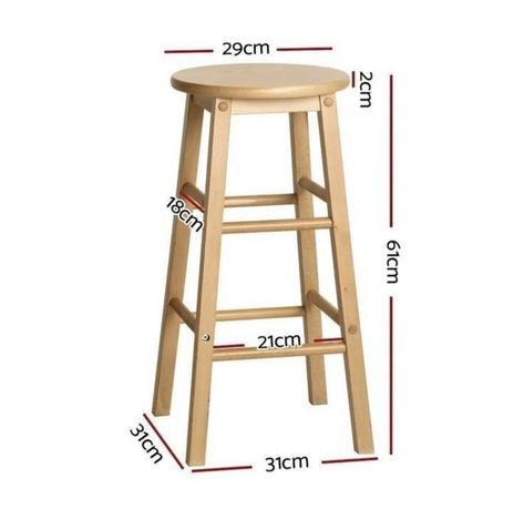 Wood Projects With Plans, Diy Bar Stools, Kursi Bar, Simple Woodworking Plans, Wooden Bar Stools, Stool Height, Backless Bar Stools, Woodworking Projects That Sell, Wood Stool