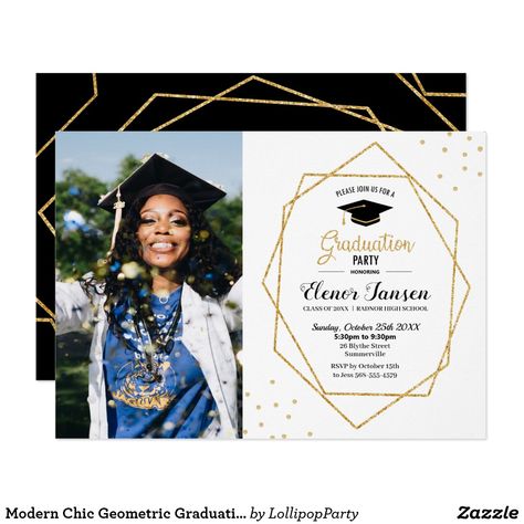 Chic Graduation Party, Law School Graduation Party, Photo Invitations, Graduation Party Invitations, Party Photo, Graduation Cards, Graduation Announcements, Personalized Decor, Graduation Invitations