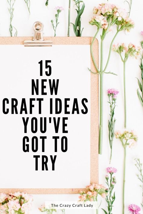 New Art Projects For Adults, Grown Up Crafts Ideas, Try Creative Trends, Paper Crafting For Adults, 2023 Crafting Trends, 1 Day Crafts For Adults, Crafts 2023 Trending, Trending Diy Crafts 2023, Craft Weekend Ideas